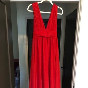 Heavenly Hues Red Maxi Dress